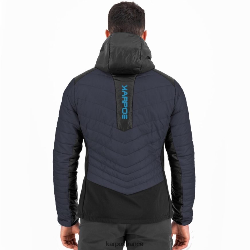 Hommes Karpos encre de Chine/noir veste pian longhi 28PL6858