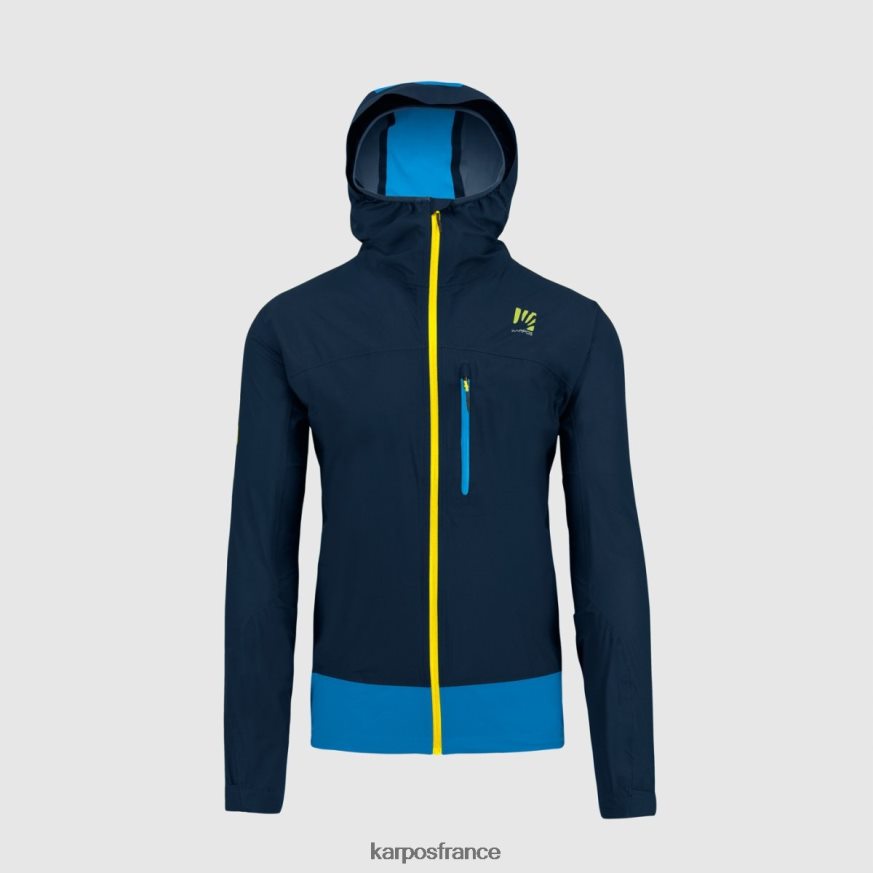 Hommes Karpos flamme/mandarine tango/noir beaucoup de veste de pluie 28PL6899