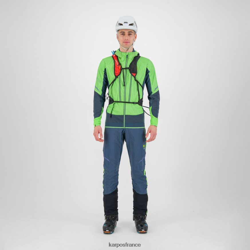 Hommes Karpos flash vert/minuit veste alagna plus evo 28PL6889