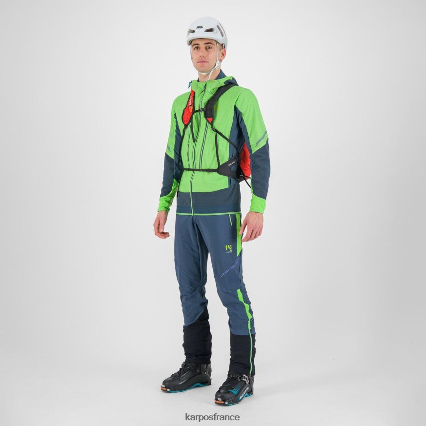 Hommes Karpos flash vert/minuit veste alagna plus evo 28PL6889