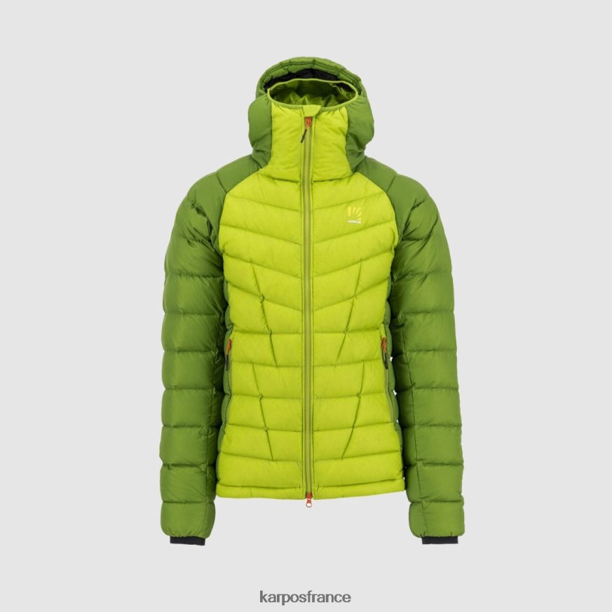 Hommes Karpos fusain vert lime veste artika evo. 28PL6812