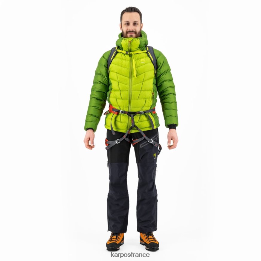 Hommes Karpos fusain vert lime veste artika evo. 28PL6812