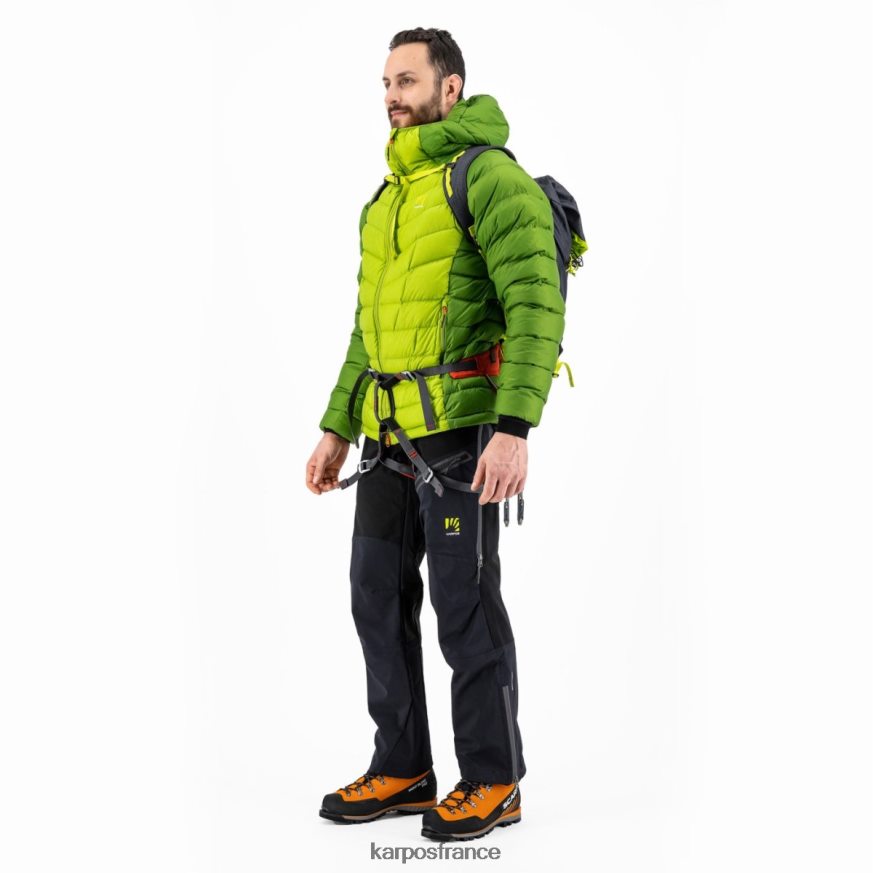 Hommes Karpos fusain vert lime veste artika evo. 28PL6812