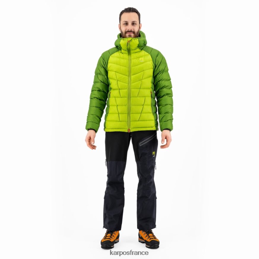 Hommes Karpos fusain vert lime veste artika evo. 28PL6812