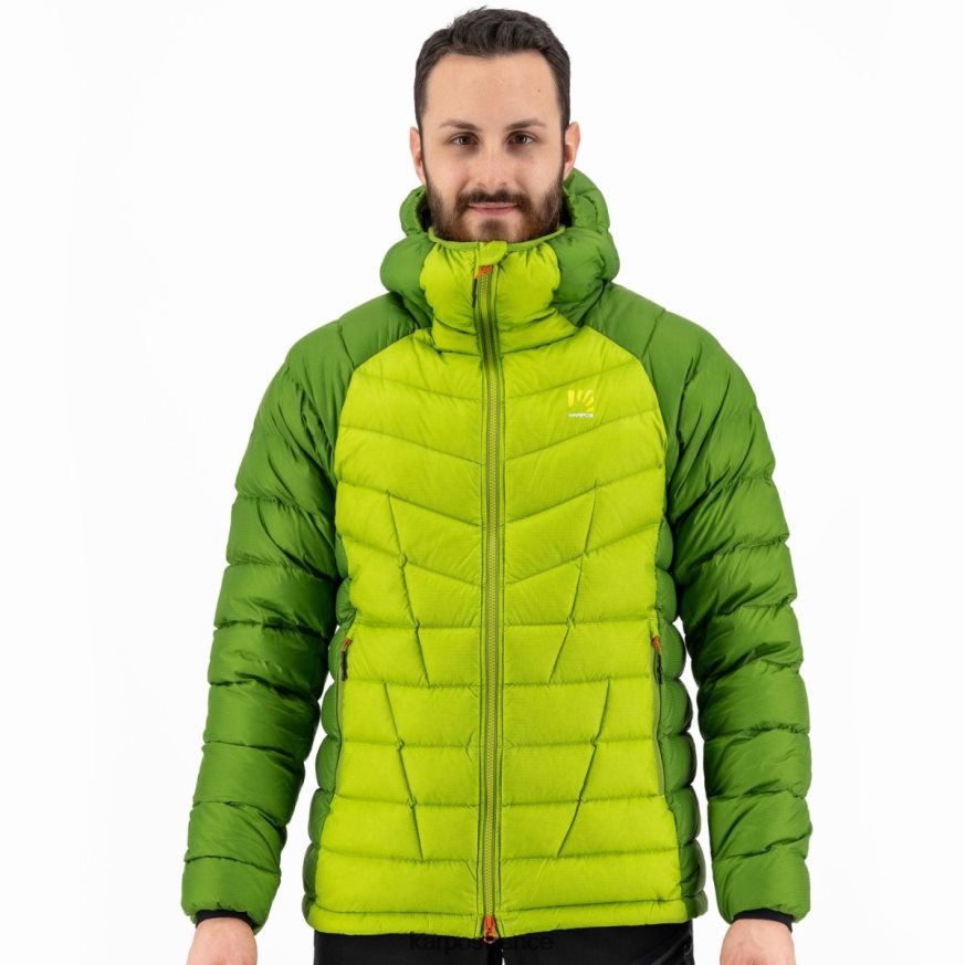 Hommes Karpos fusain vert lime veste artika evo. 28PL6812