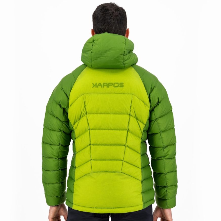 Hommes Karpos fusain vert lime veste artika evo. 28PL6812