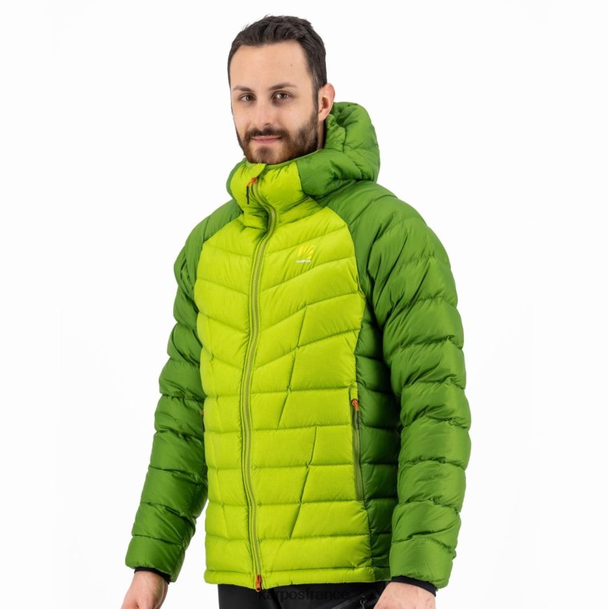 Hommes Karpos fusain vert lime veste artika evo. 28PL6812