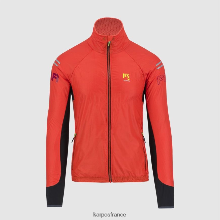 Hommes Karpos grenadine/rouge vélo veste val alto 28PL6883