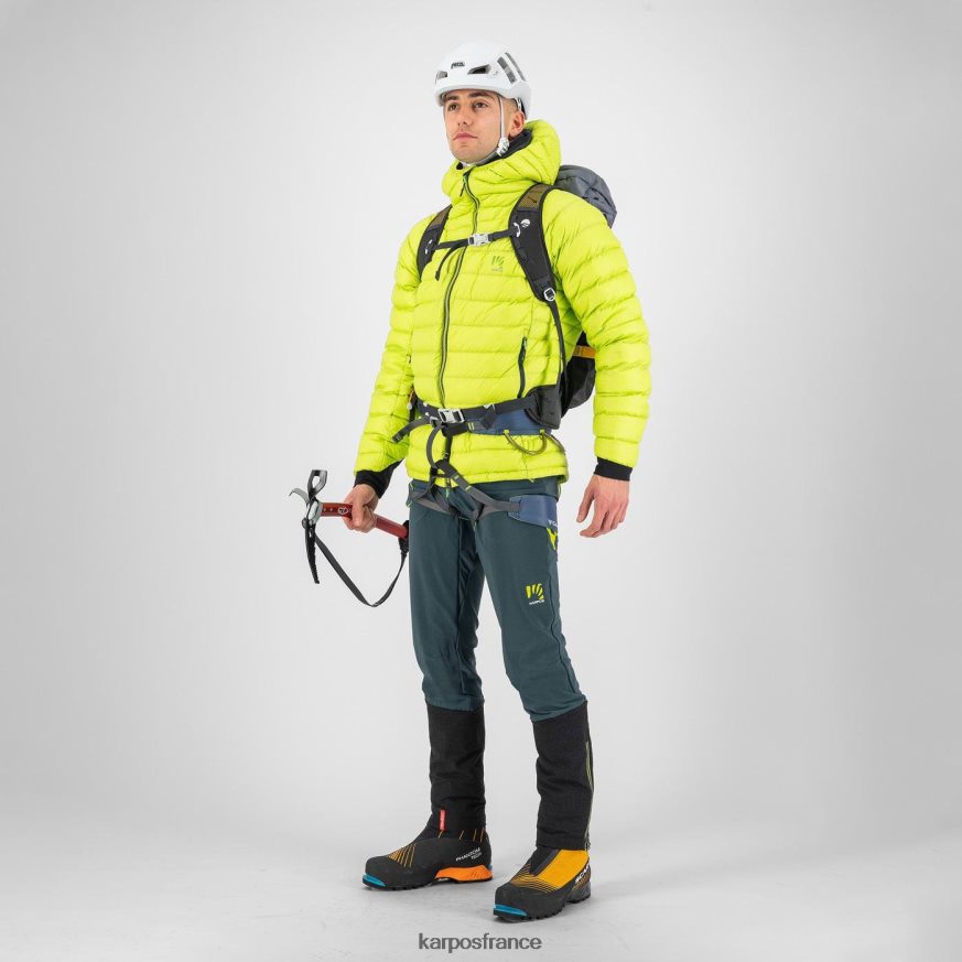 Hommes Karpos kiwi colada veste à capuche en duvet la plus haute 28PL684