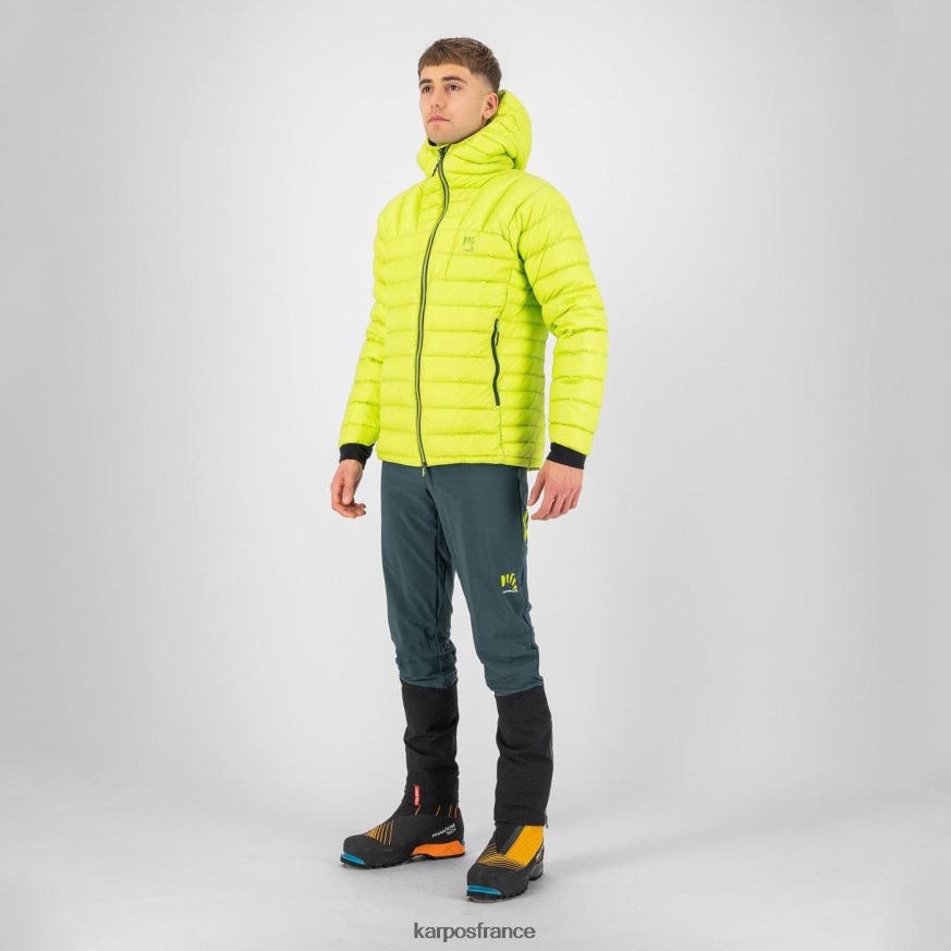 Hommes Karpos kiwi colada veste à capuche en duvet la plus haute 28PL684
