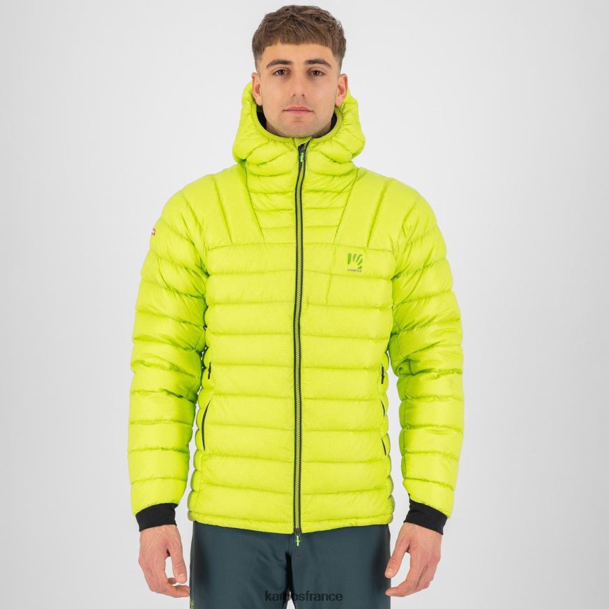 Hommes Karpos kiwi colada veste à capuche en duvet la plus haute 28PL684