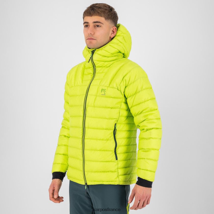 Hommes Karpos kiwi colada veste à capuche en duvet la plus haute 28PL684