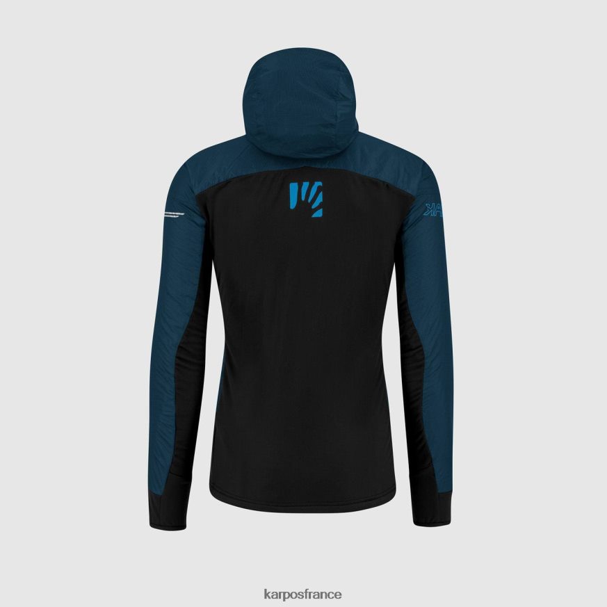 Hommes Karpos minuit Noir veste de fédération 28PL6881