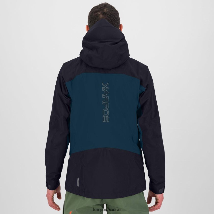 Hommes Karpos minuit Noir veste tempête evo 28PL6827