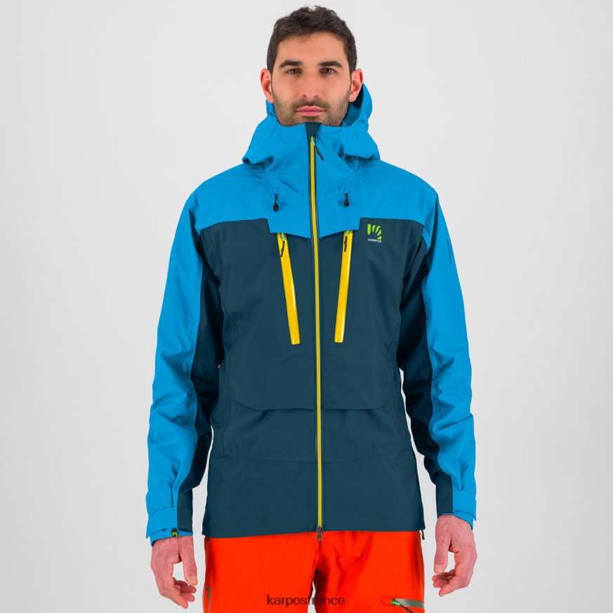 Hommes Karpos minuit/bleu diva veste mi-longue 28PL687