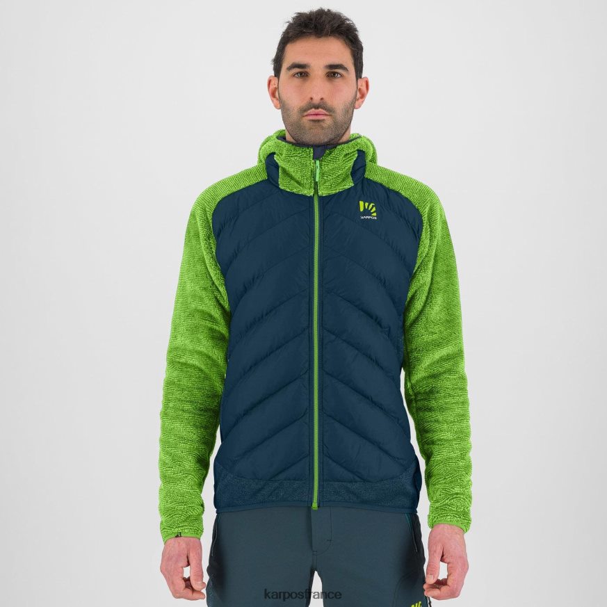 Hommes Karpos minuit/clignotement vert veste marmarole 28PL68121