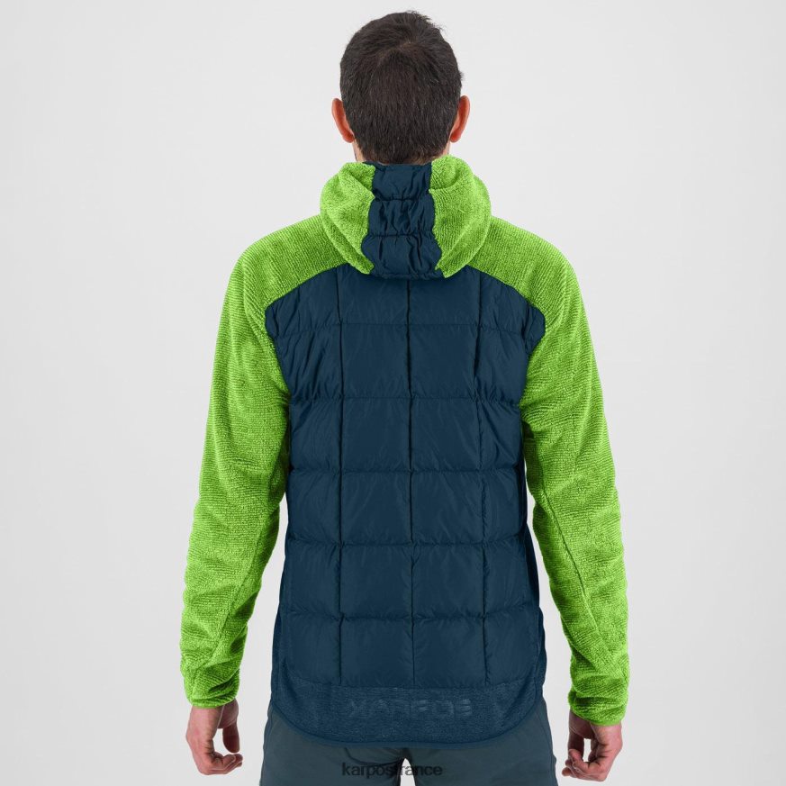 Hommes Karpos minuit/clignotement vert veste marmarole 28PL68121