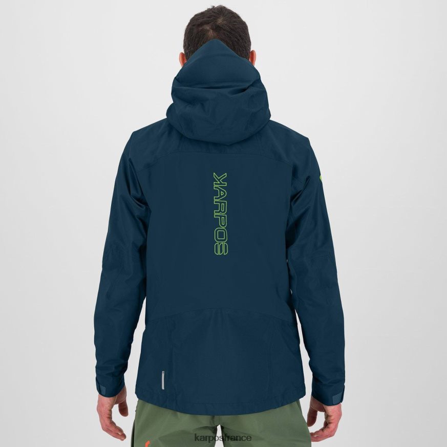 Hommes Karpos minuit/clignotement vert veste tempête evo 28PL6829