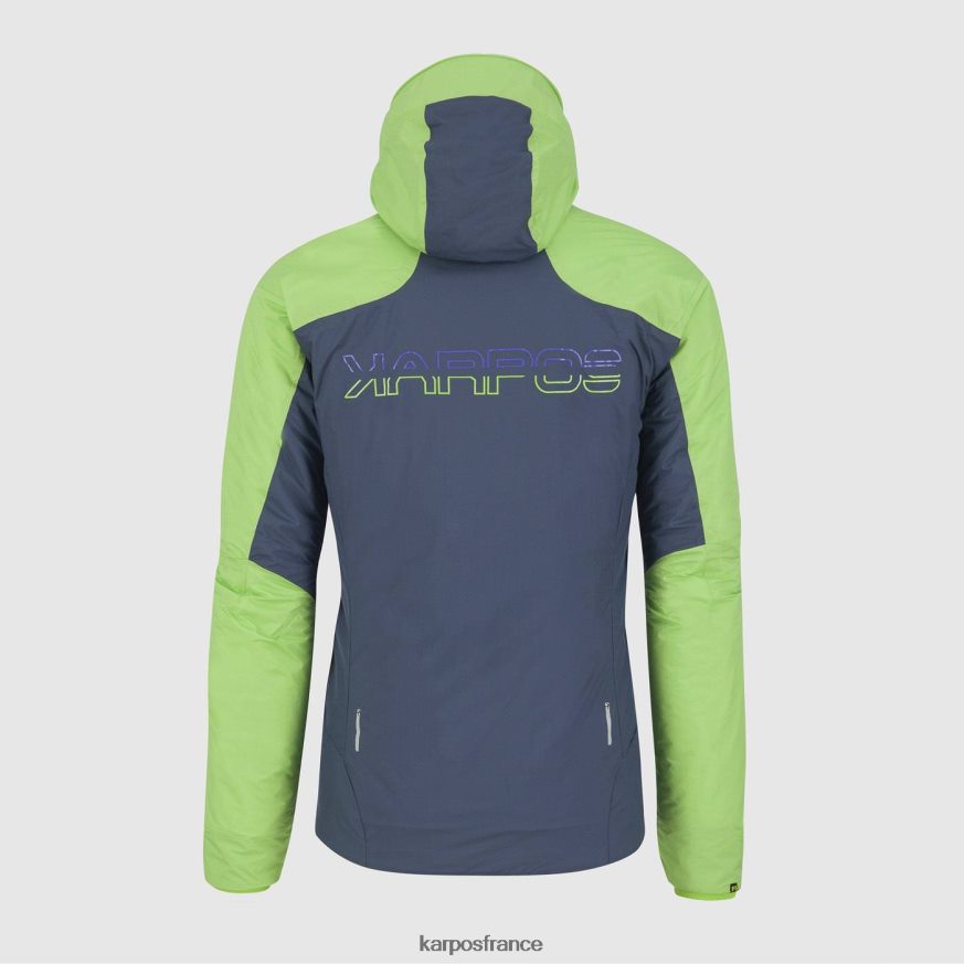 Hommes Karpos minuit/clignotement vert veste vinson evo 28PL6822