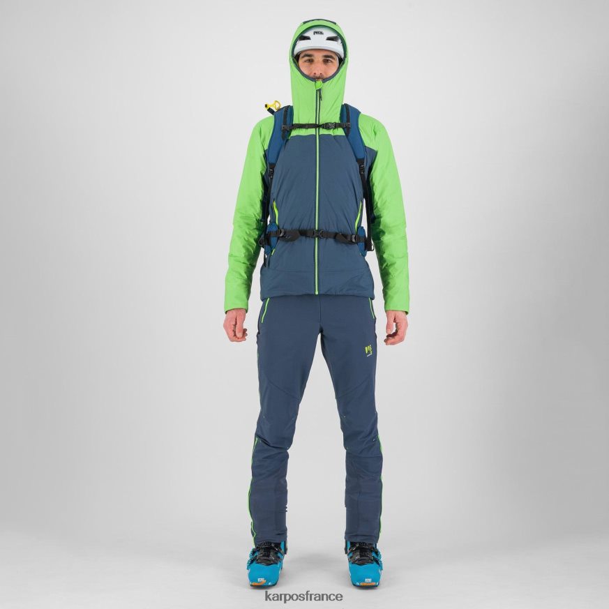 Hommes Karpos minuit/clignotement vert veste vinson evo 28PL6822