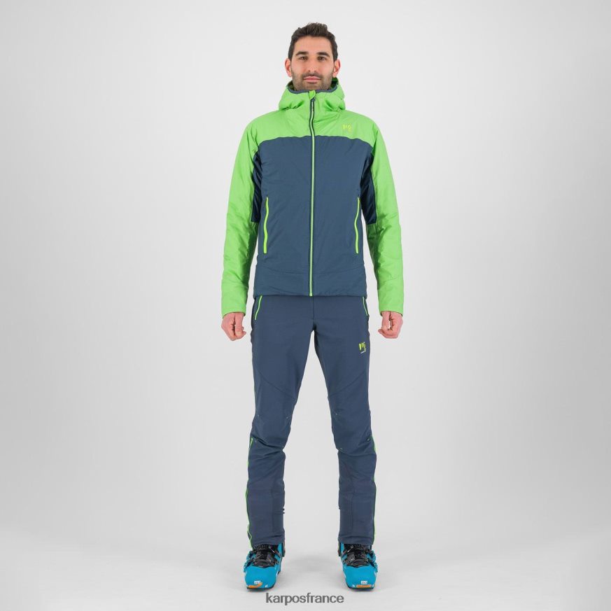 Hommes Karpos minuit/clignotement vert veste vinson evo 28PL6822