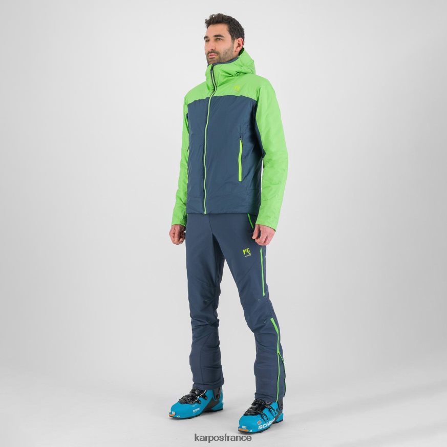 Hommes Karpos minuit/clignotement vert veste vinson evo 28PL6822