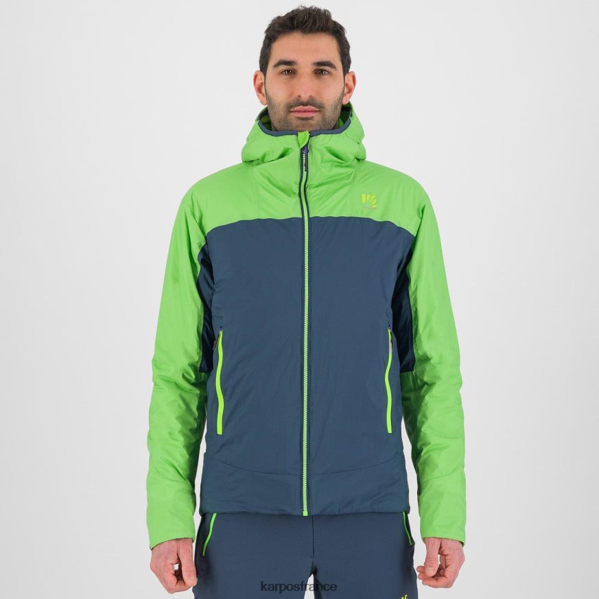 Hommes Karpos minuit/clignotement vert veste vinson evo 28PL6822