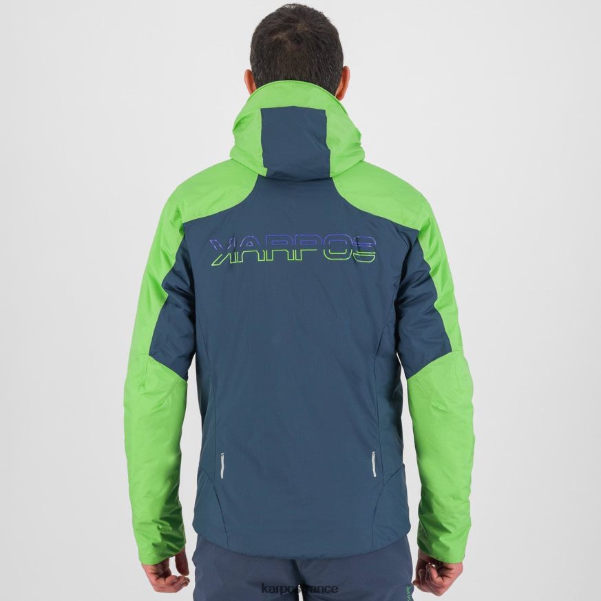 Hommes Karpos minuit/clignotement vert veste vinson evo 28PL6822