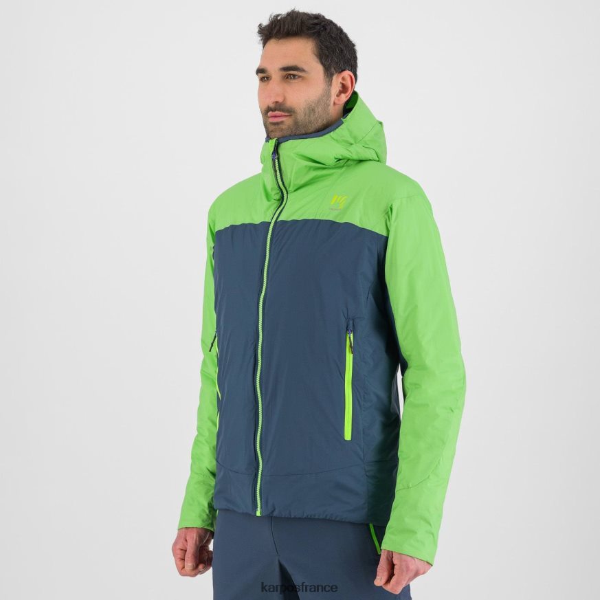Hommes Karpos minuit/clignotement vert veste vinson evo 28PL6822