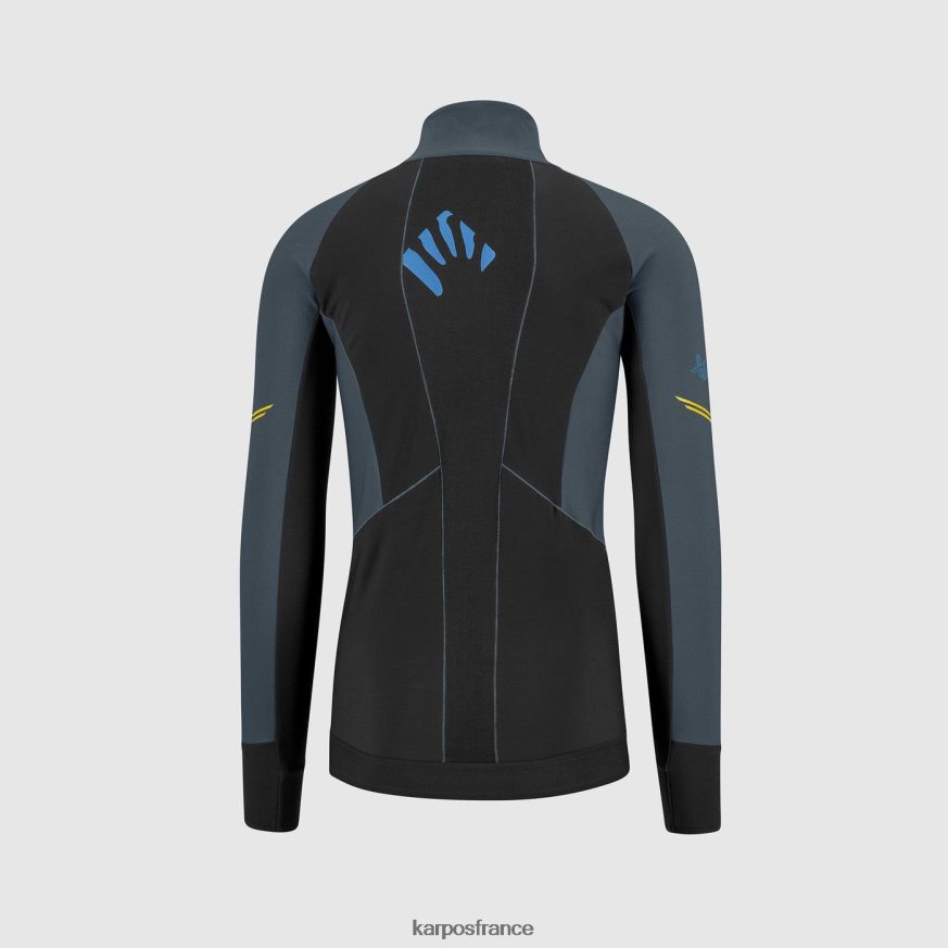 Hommes Karpos noir/ardoise foncée veste alagna evo 28PL68137