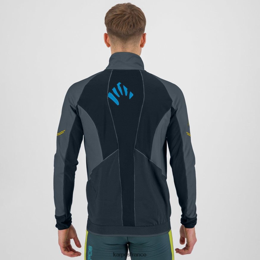 Hommes Karpos noir/ardoise foncée veste alagna evo 28PL68137