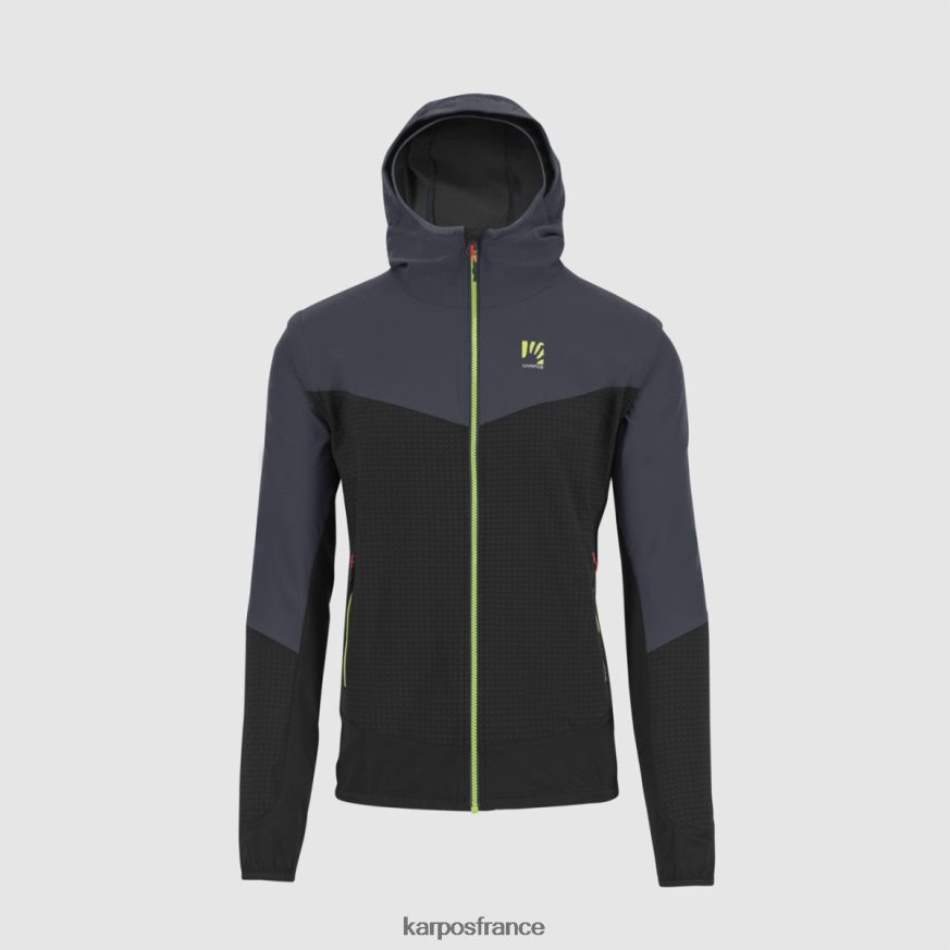 Hommes Karpos noir/bleu dégradé veste convertible lede 28PL6893