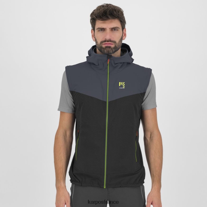 Hommes Karpos noir/bleu dégradé veste convertible lede 28PL6893