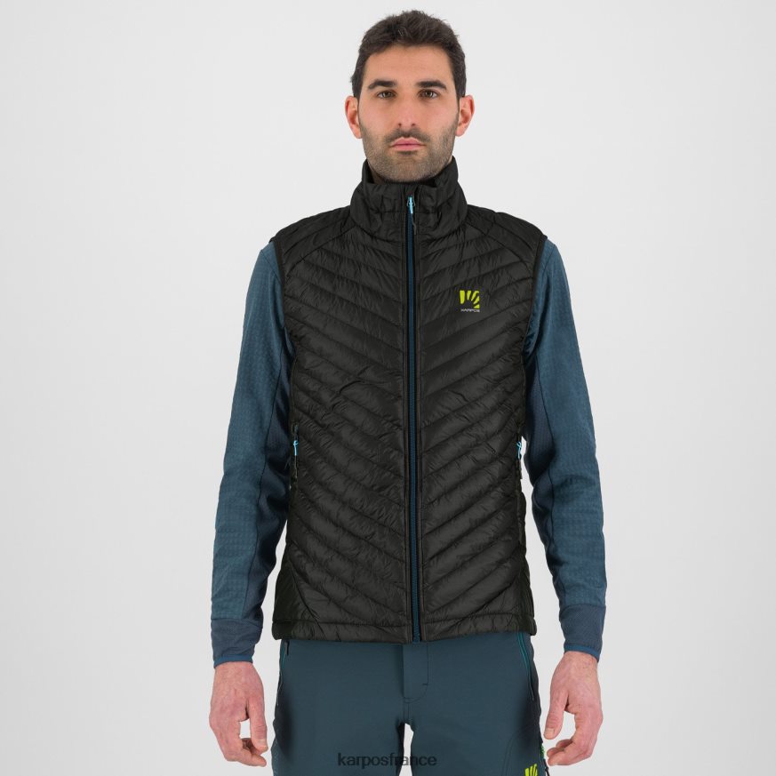 Hommes Karpos noir gilet sas plat 28PL68148