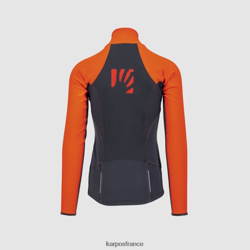 Hommes Karpos noir/grenadine veste alagna légère 28PL68132