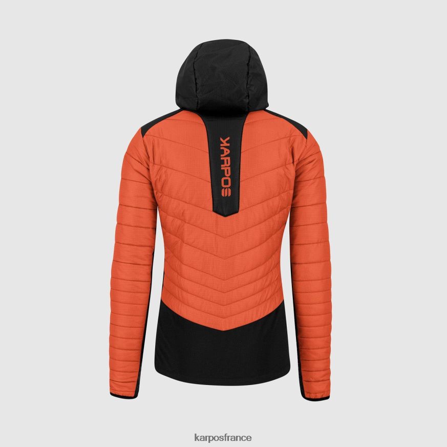Hommes Karpos orange épicé/noir veste pian longhi 28PL6859