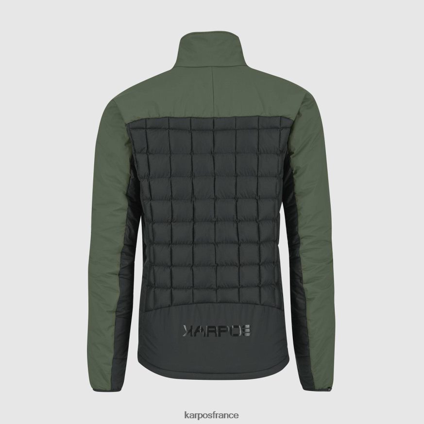 Hommes Karpos sable noir/thym veste active lastei 28PL6851