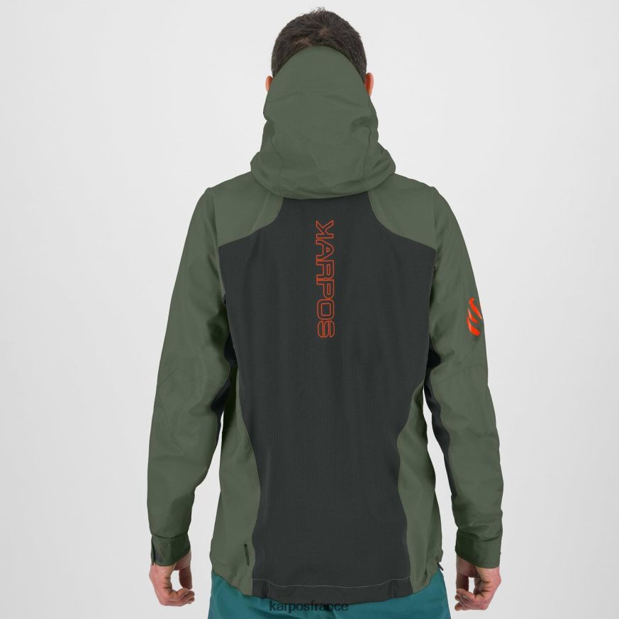 Hommes Karpos sable noir/thym veste marmolada 28PL6846