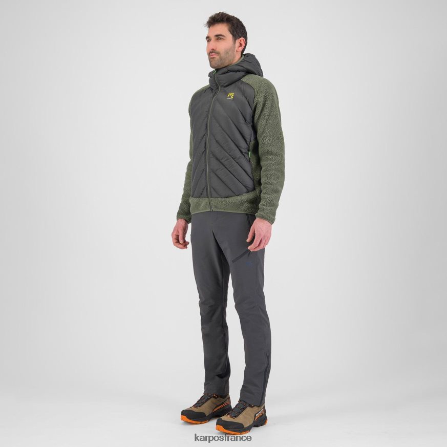 Hommes Karpos sable noir/thym veste technique marmarole 28PL6854