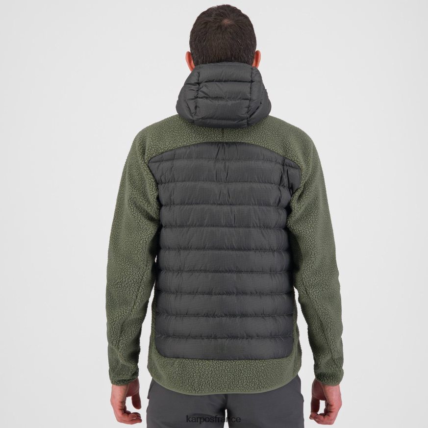 Hommes Karpos sable noir/thym veste technique marmarole 28PL6854