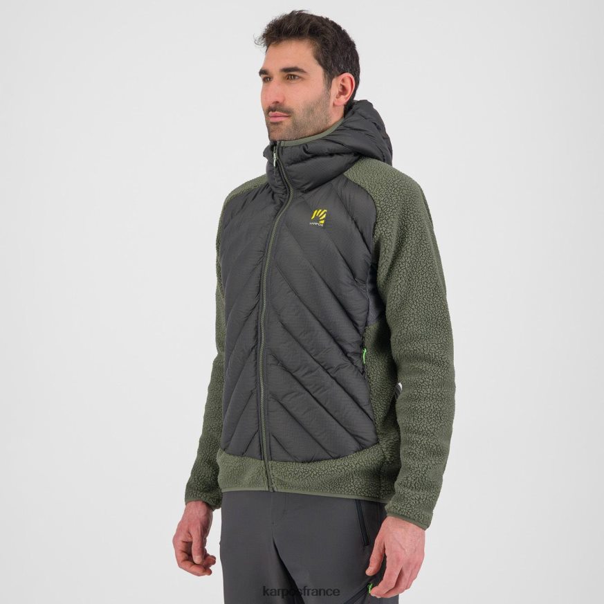 Hommes Karpos sable noir/thym veste technique marmarole 28PL6854