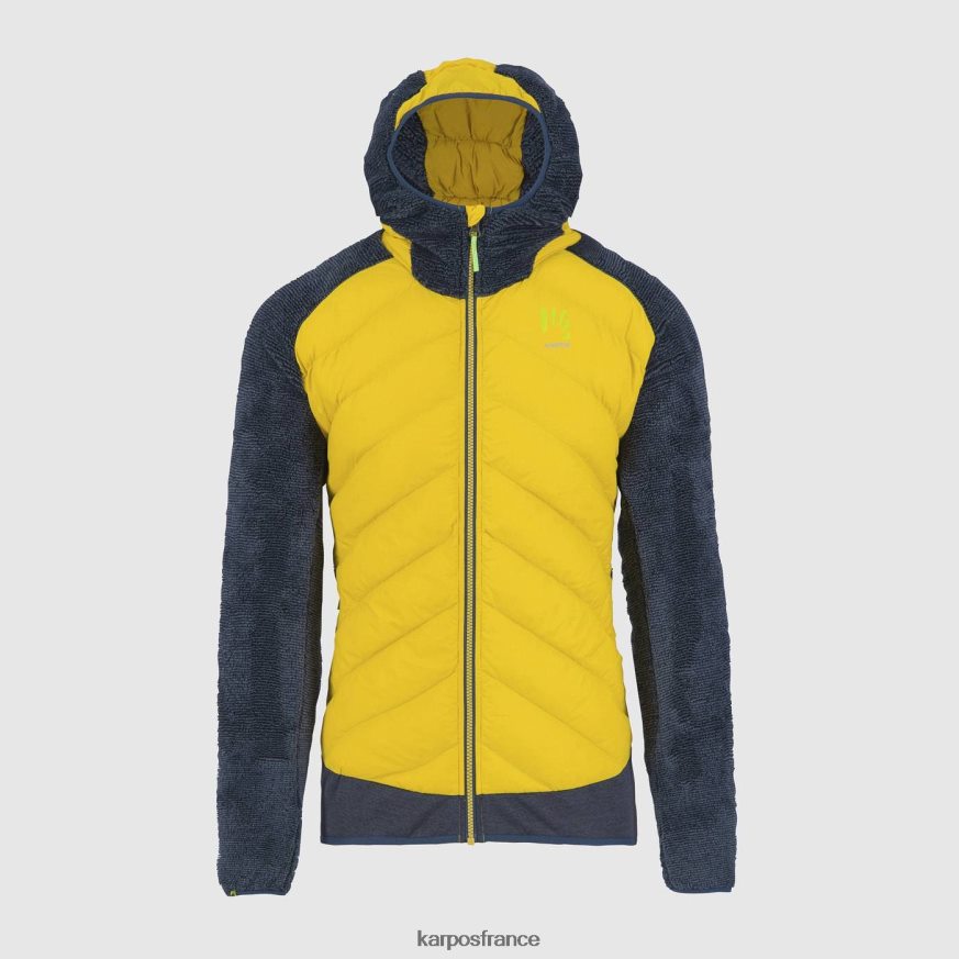Hommes Karpos soufre/minuit veste marmarole 28PL68117