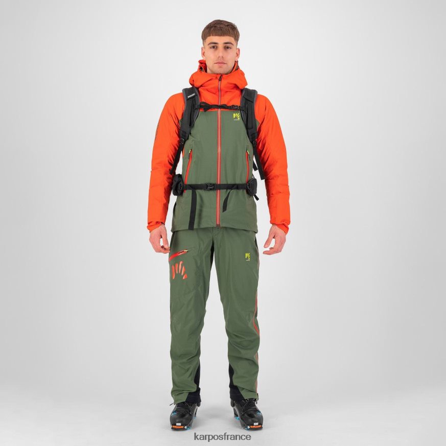 Hommes Karpos thym/orange épicé veste coquille valsesia 28PL689