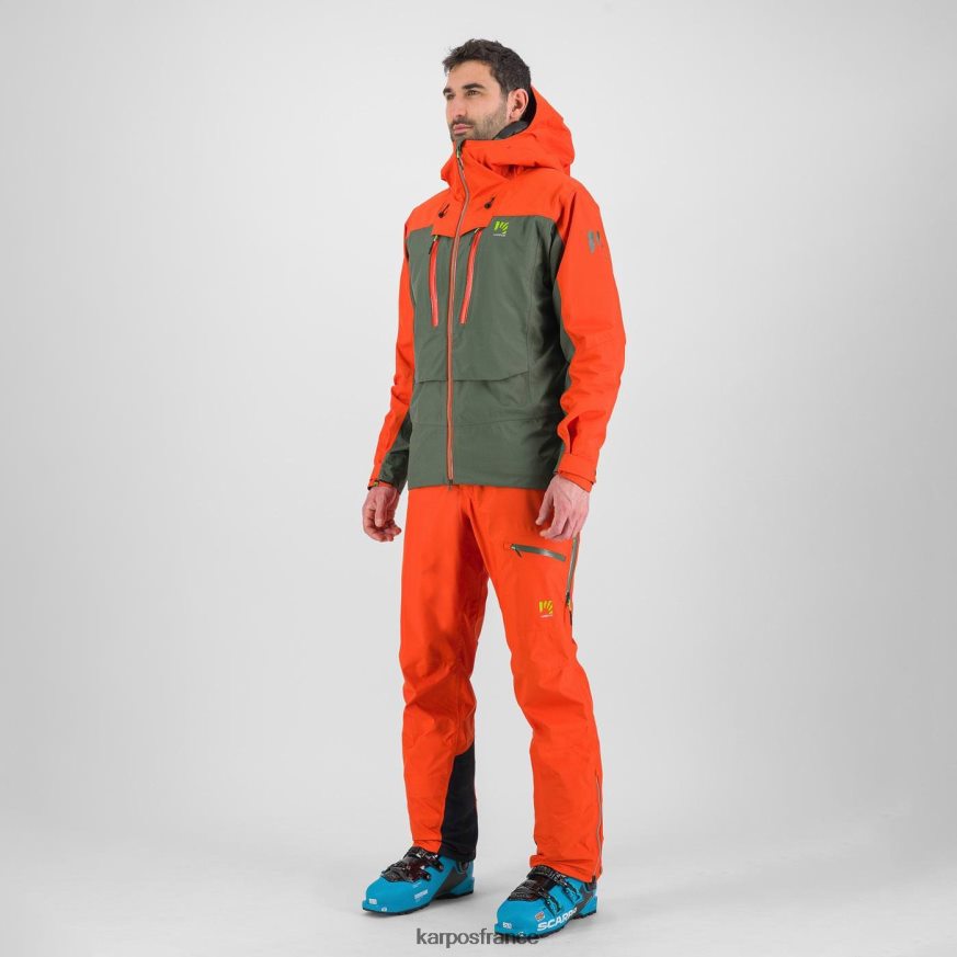 Hommes Karpos thym/orange épicé veste mi-longue 28PL686