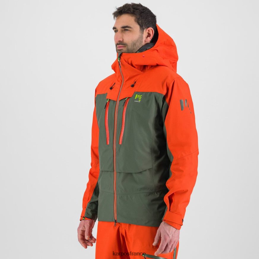 Hommes Karpos thym/orange épicé veste mi-longue 28PL686