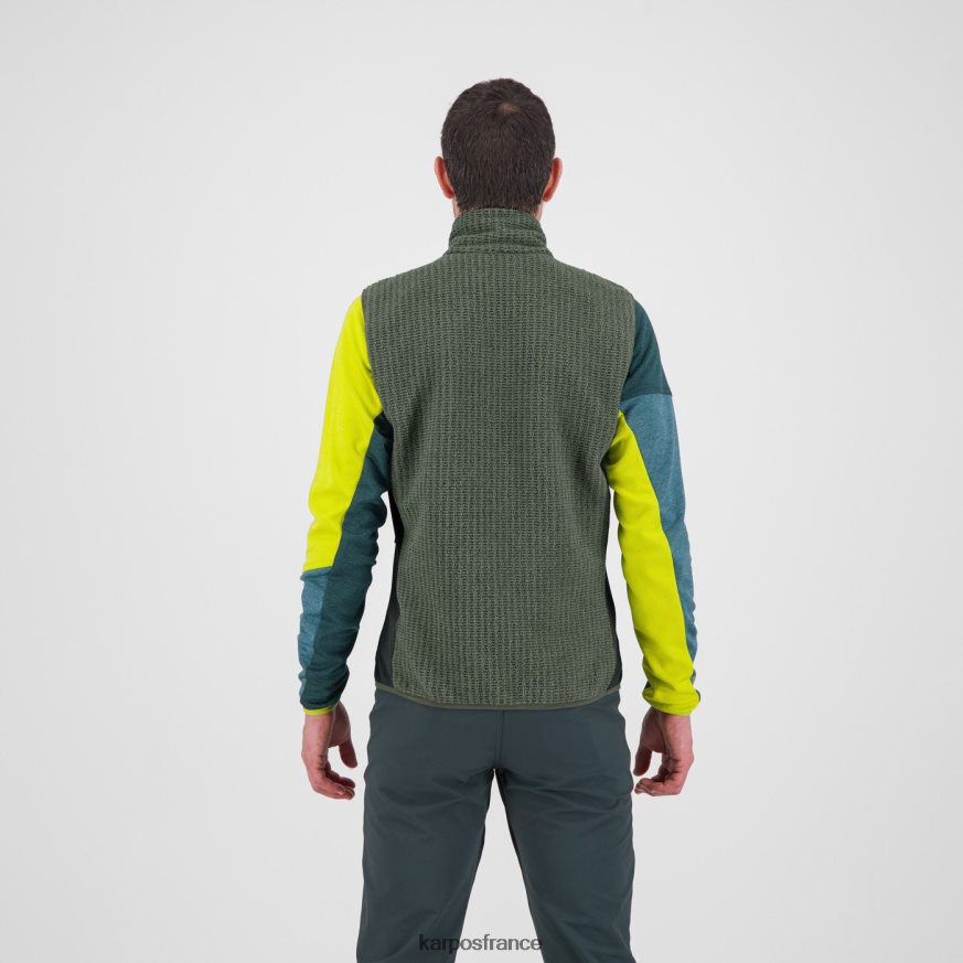 Hommes Karpos thym/sable noir gilet rockchetta 28PL68164