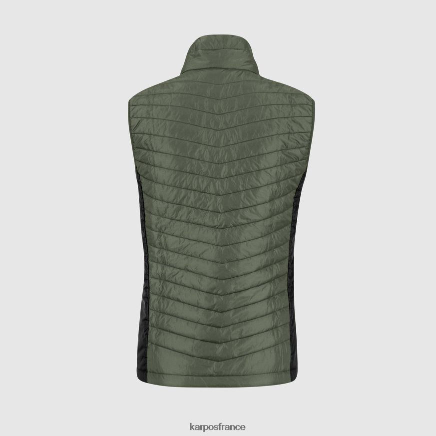 Hommes Karpos thym/sable noir gilet sas plat 28PL68149