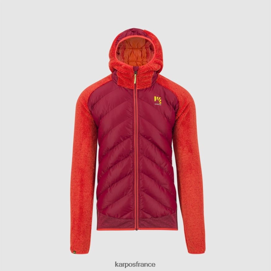Hommes Karpos vélo rouge/grenadine veste marmarole 28PL68115
