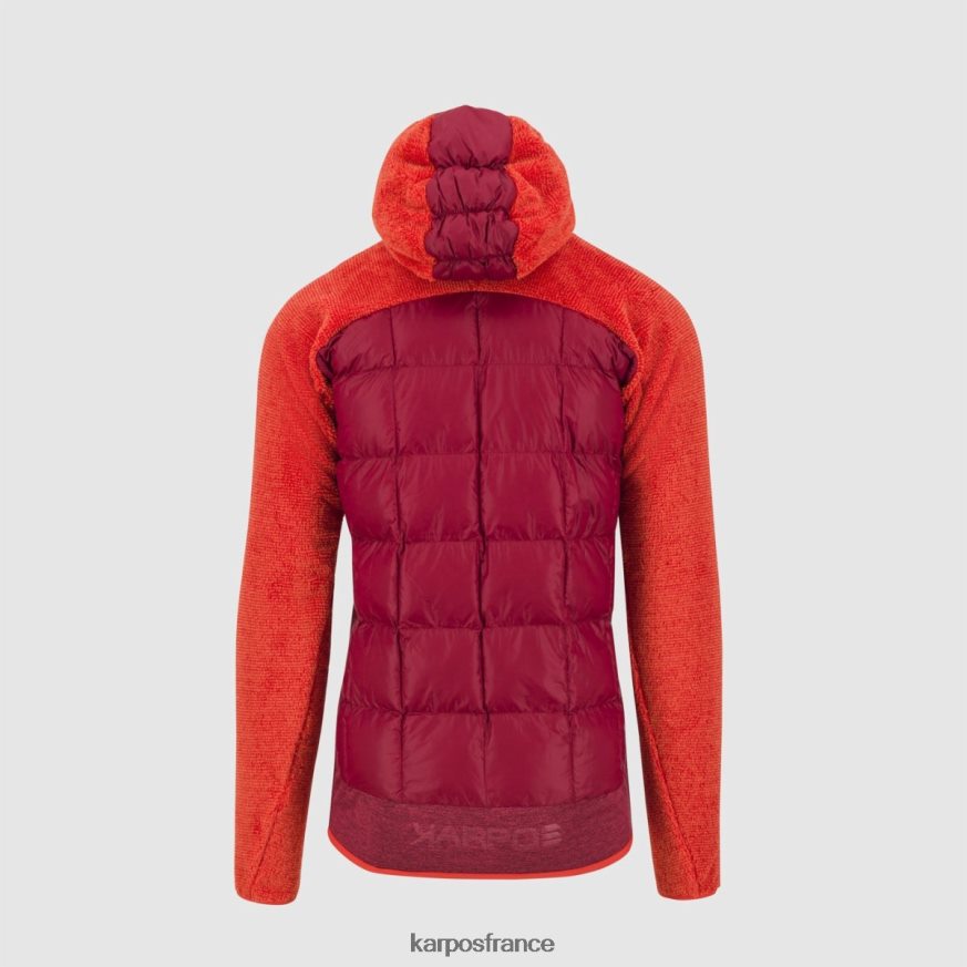 Hommes Karpos vélo rouge/grenadine veste marmarole 28PL68115