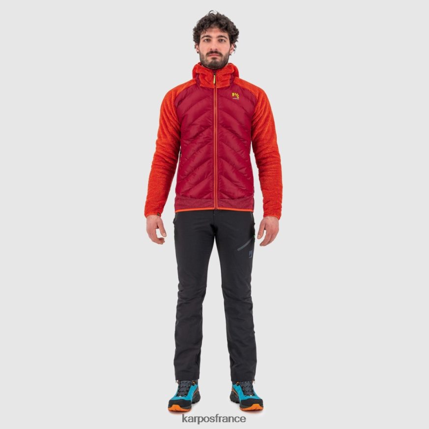 Hommes Karpos vélo rouge/grenadine veste marmarole 28PL68115